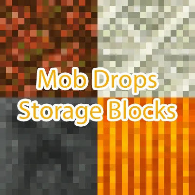 Mob Drops Storage Blocks — Minecraft mod, rasm 1