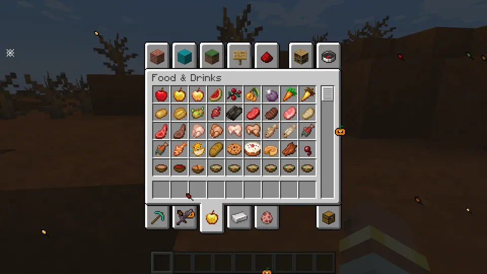 Halloween falling leaves — Minecraft mod, rasm 3