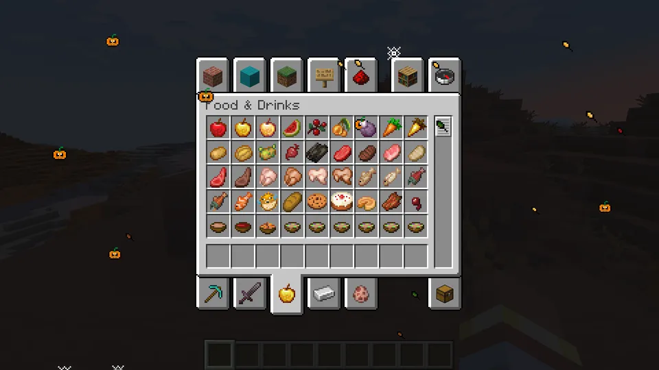 Halloween falling leaves — Minecraft mod, rasm 4