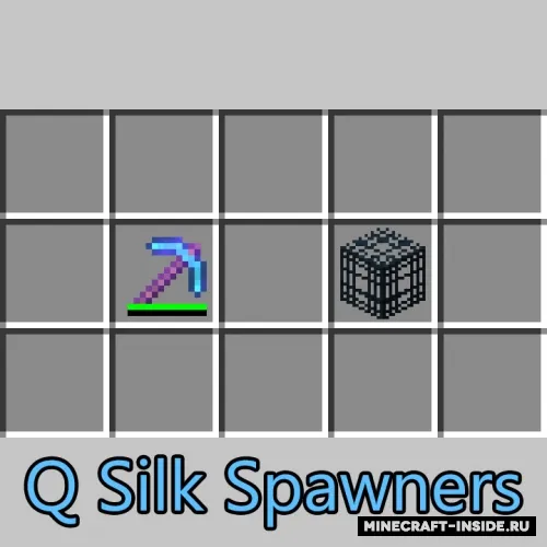 Q Silk Spawners — Minecraft mod, rasm 1