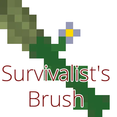 Survivalist's Brush — Minecraft mod, rasm 1