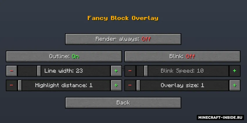 Fancy Block Overlay — Minecraft mod, rasm 4