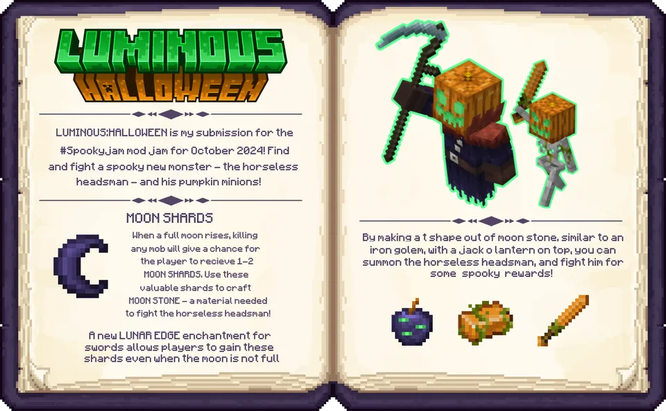 Luminous: Halloween — Minecraft mod, rasm 2