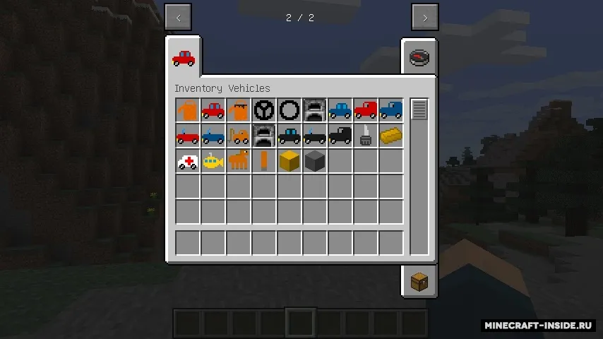 Inventory Vehicles — Minecraft mod, rasm 2