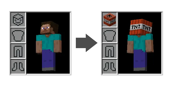 Wearable Blocks — Minecraft mod, rasm 2