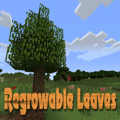 Regrowable Leaves — Minecraft mod, rasm 1