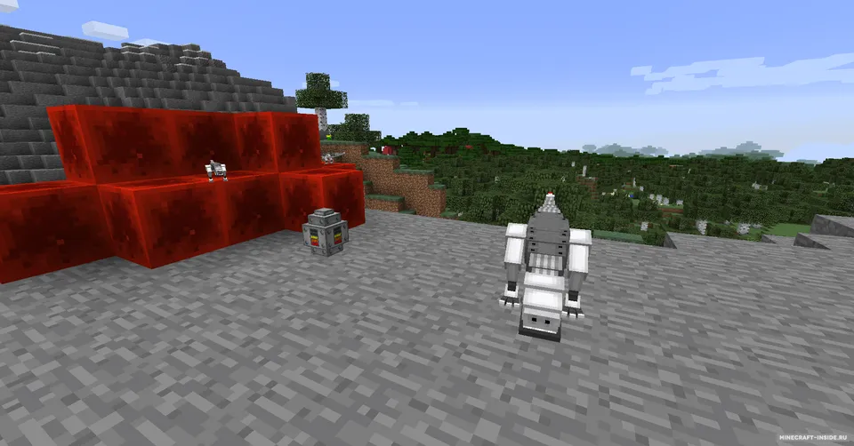 Laser Creeper Robot Dino Riders — Minecraft mod, rasm 5