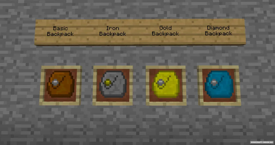 Iron Backpacks — Minecraft mod, rasm 3
