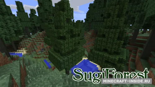 SugiForest — Minecraft mod, rasm 1