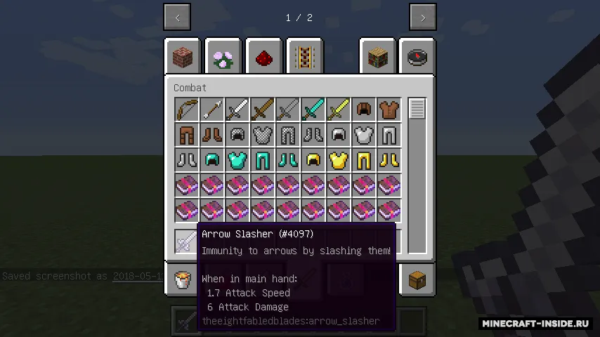 The Eight Fabled Blades — Minecraft mod, rasm 6