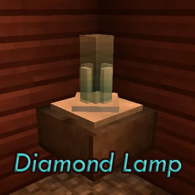 Diamond Lamp — Minecraft mod, rasm 1