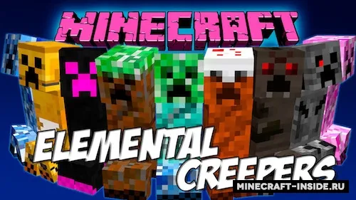 Elemental Creepers Redux — Minecraft mod, rasm 1