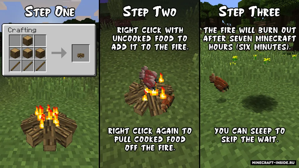 Simple Camp Fire — Minecraft mod, rasm 2