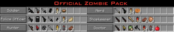 Flan’s Zombie Pack — Minecraft mod, rasm 2