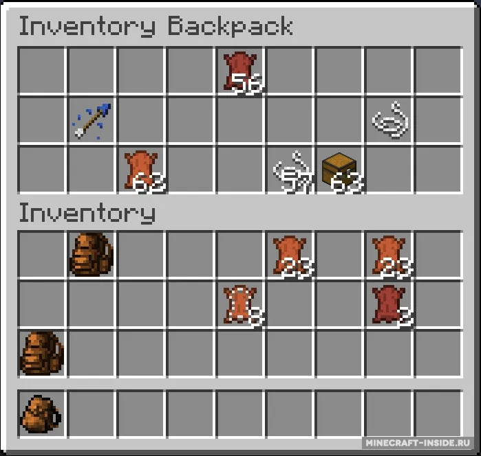 Good Old Backpacks — Minecraft mod, rasm 2