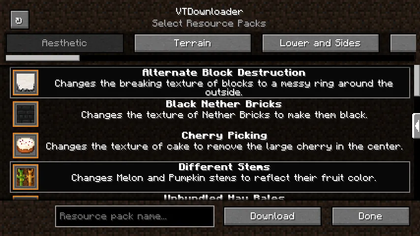 VTDownloader — Minecraft mod, rasm 3