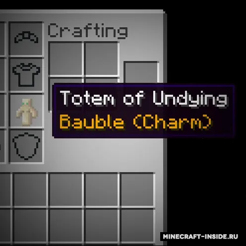 Bauble of Undying — Minecraft mod, rasm 1