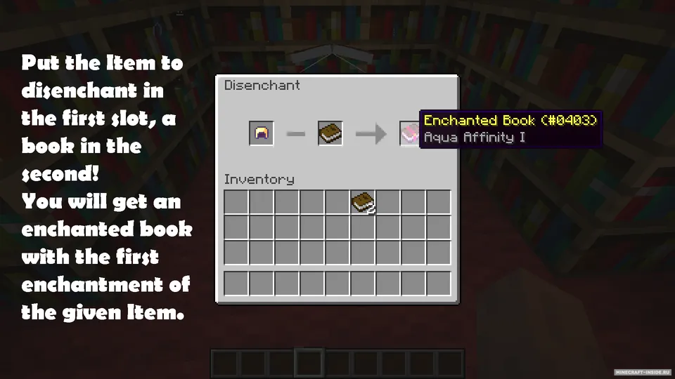 The Disenchanter — Minecraft mod, rasm 3