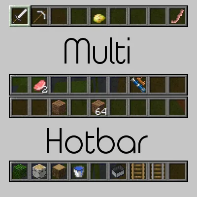 Multi-Hotbar — Minecraft mod, rasm 1