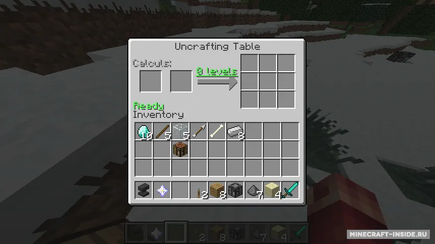 Uncrafting Table — Minecraft mod, rasm 3