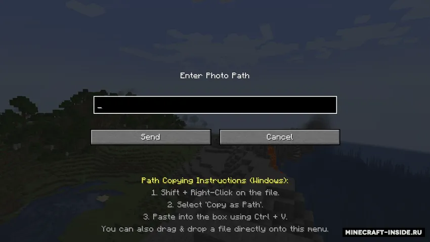 PhotoChat — Minecraft mod, rasm 2