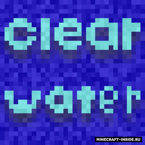 Clear Water — Minecraft mod, rasm 1