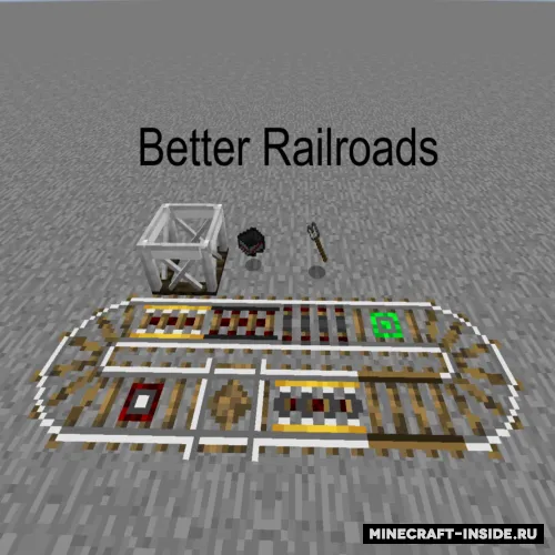 Better Railroads — Minecraft mod, rasm 1