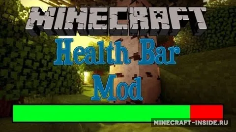 Health Bar — Minecraft mod, rasm 1