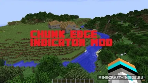 Chunk Edge Indicator — Minecraft mod, rasm 1