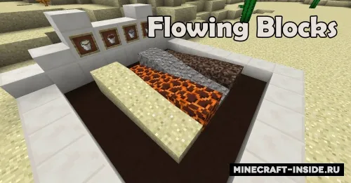 Flowing Blocks — Minecraft mod, rasm 1