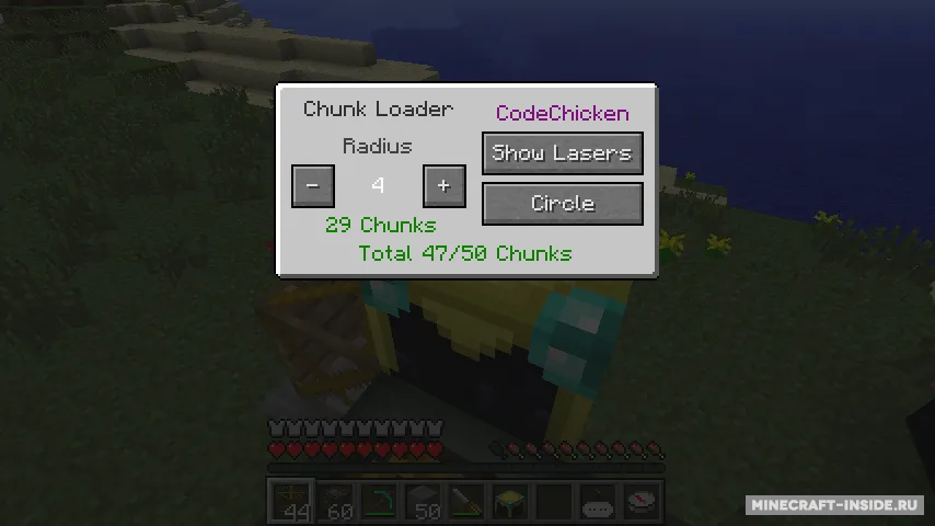 ChickenChunks — Minecraft mod, rasm 3