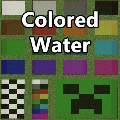 Colored Water — Minecraft mod, rasm 1