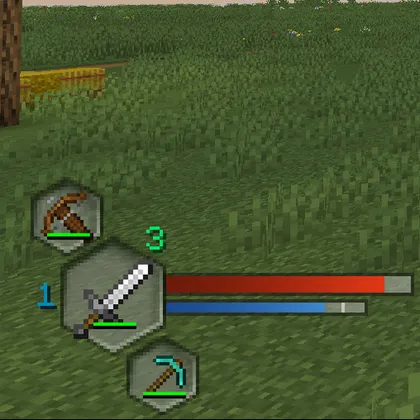 Minimal Modern HUD — Minecraft mod, rasm 1