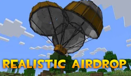 Realistic Airdrop — Minecraft mod, rasm 1