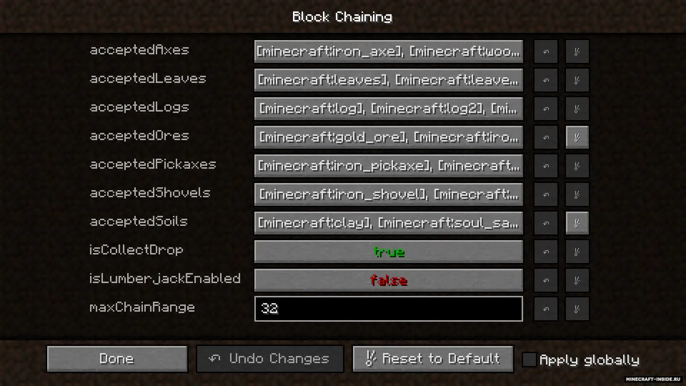 Block Chaining — Minecraft mod, rasm 6