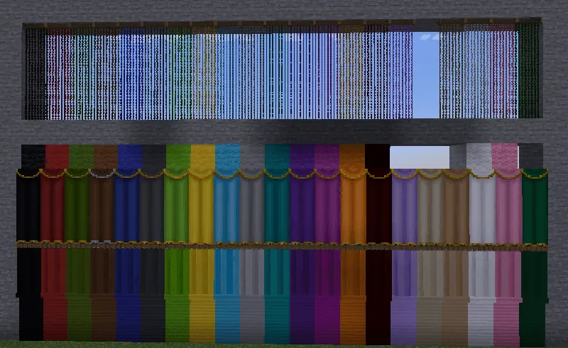 Dary's Decoratives: Curtains — Minecraft mod, rasm 2