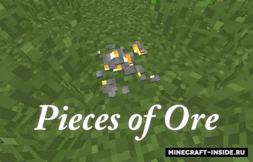Pieces of Ore — Minecraft mod, rasm 1