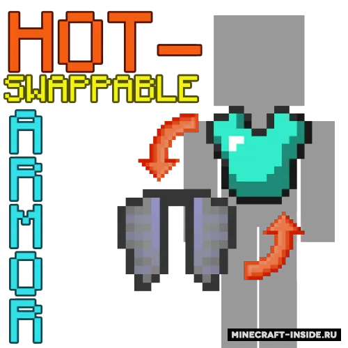 Hot-Swappable Armor — Minecraft mod, rasm 1