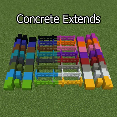 Concrete Extends — Minecraft mod, rasm 1