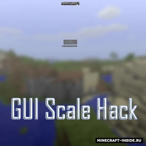 GUI Scale Hack — Minecraft mod, rasm 1