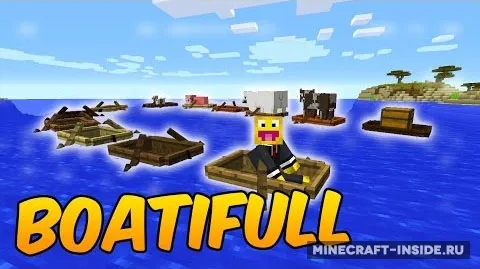 Boatiful — Minecraft mod, rasm 1