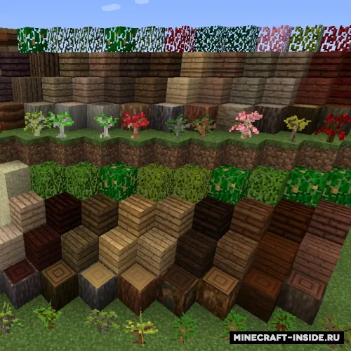 The Natural Woods — Minecraft mod, rasm 1