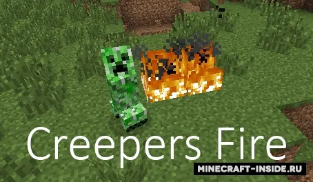 Creepers Fire — Minecraft mod, rasm 1