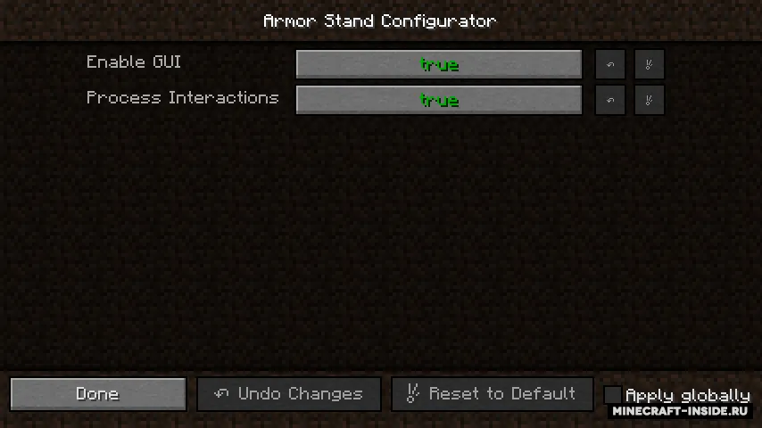 Armor Stand Configurator — Minecraft mod, rasm 7