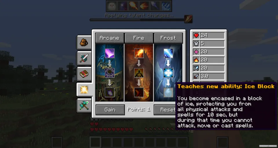 Classes of Warcraft — Minecraft mod, rasm 5