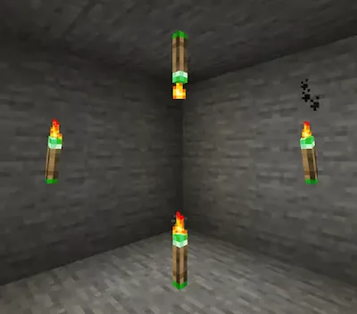 Sticky Torches — Minecraft mod, rasm 1