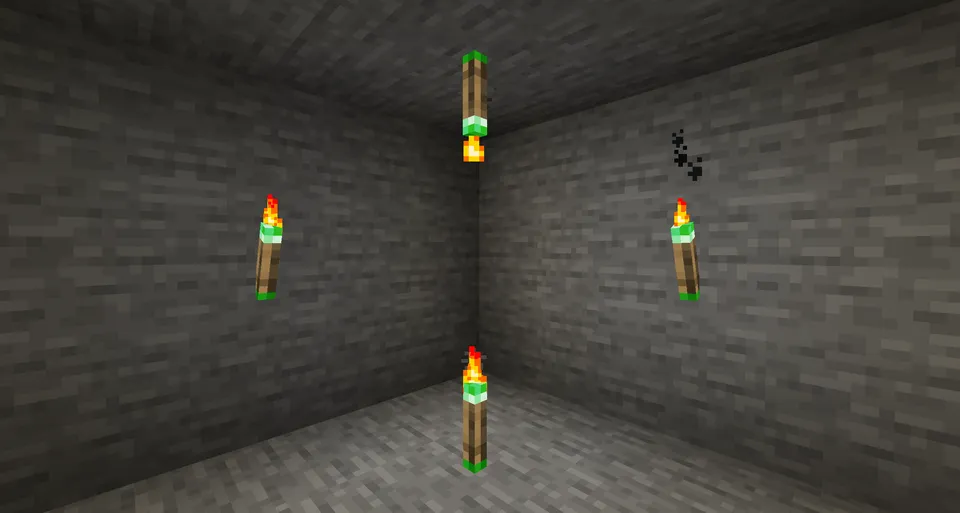 Sticky Torches — Minecraft mod, rasm 2