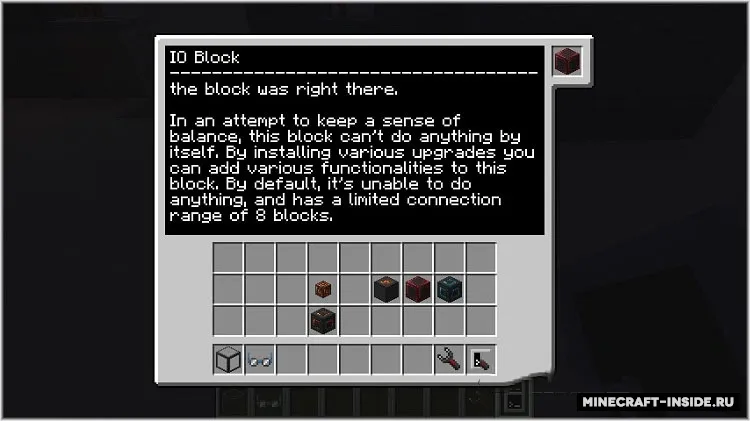Remote IO — Minecraft mod, rasm 4