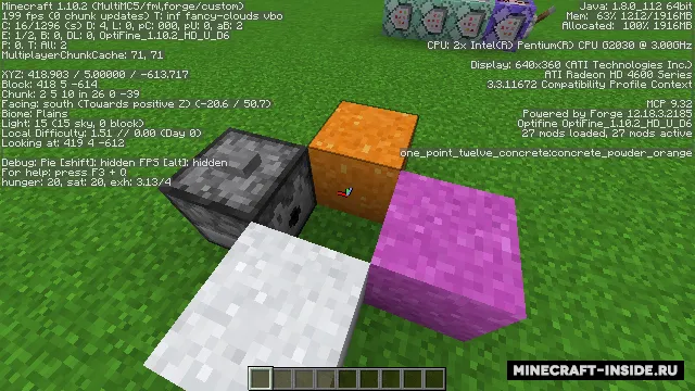 Concrete — Minecraft mod, rasm 2