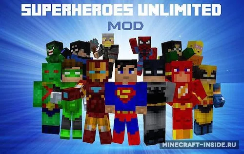 Superheroes Unlimited — Minecraft mod, rasm 1